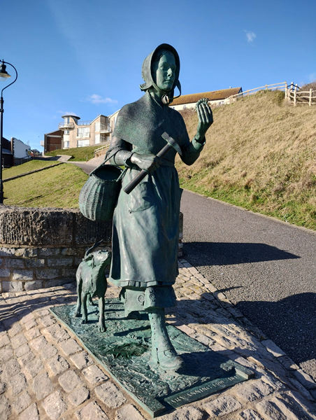 Mary Anning and her dog Trey